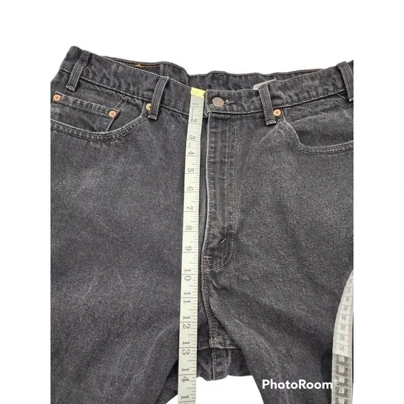 Levi's Men's 550 90s Relaxed Fit Black 00550-0260 38x32 Vintage Red Tag